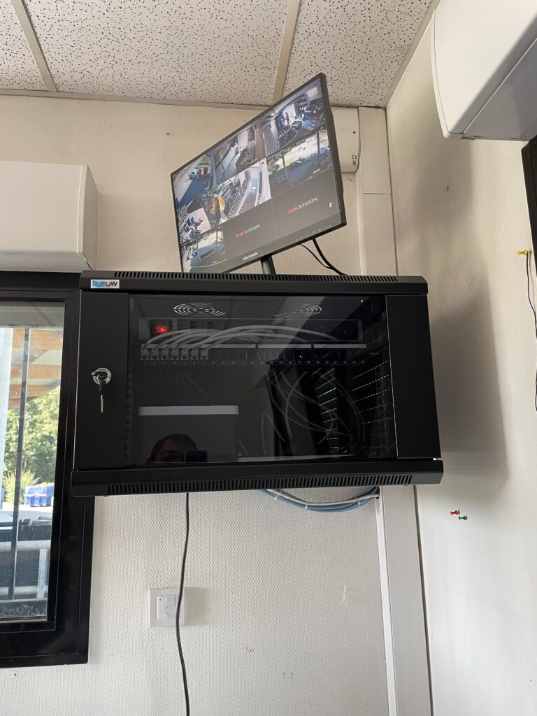 Vidéosurveillance centre de tri sélectif. Châlons en Champagne, Marne, Grand-Est. SR PROTECTION